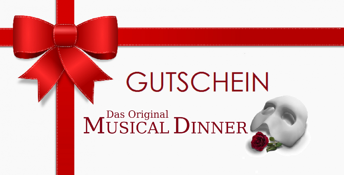 Musical Dinner Das Original Geschenk Gutschein
